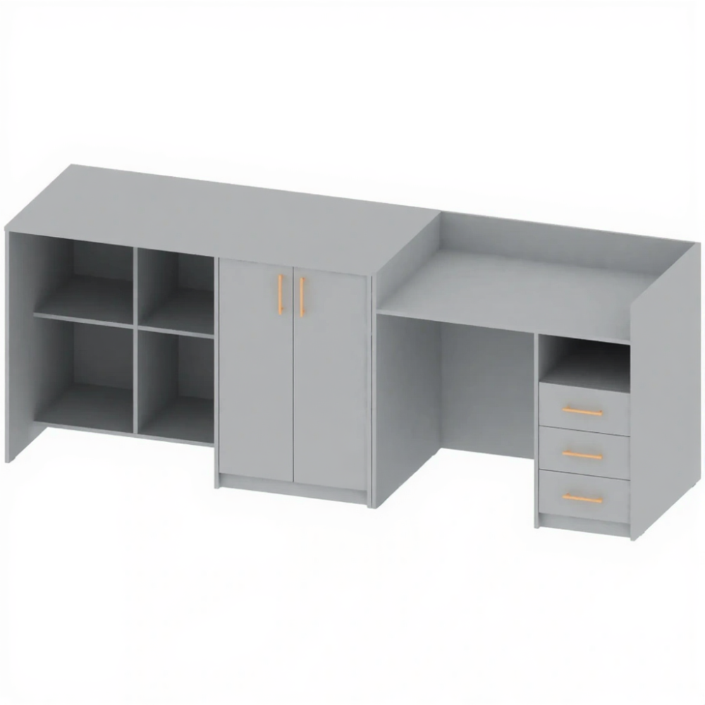 Стол учительский с кафедрой ПР-ТР-80, Шариковые направляющие