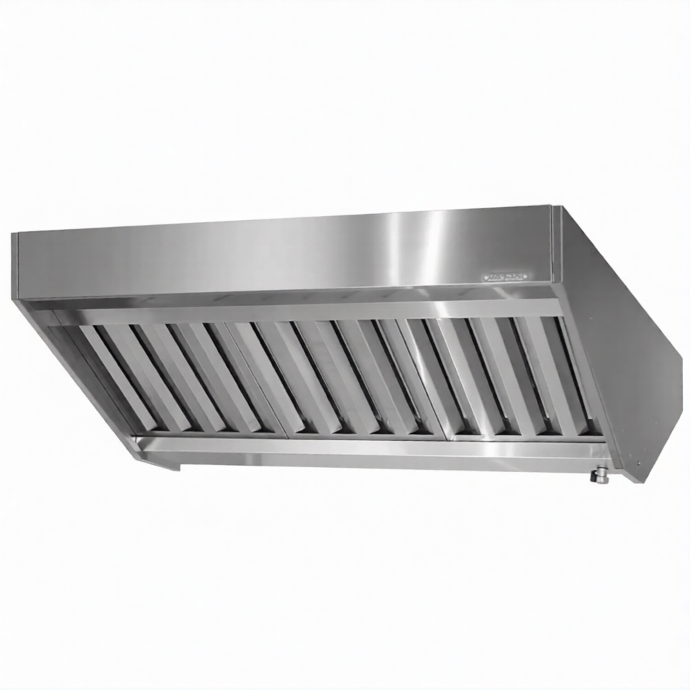 Зонт вытяжной полуоткрытый ЗВПб 400х1200х1600 «Base» островной