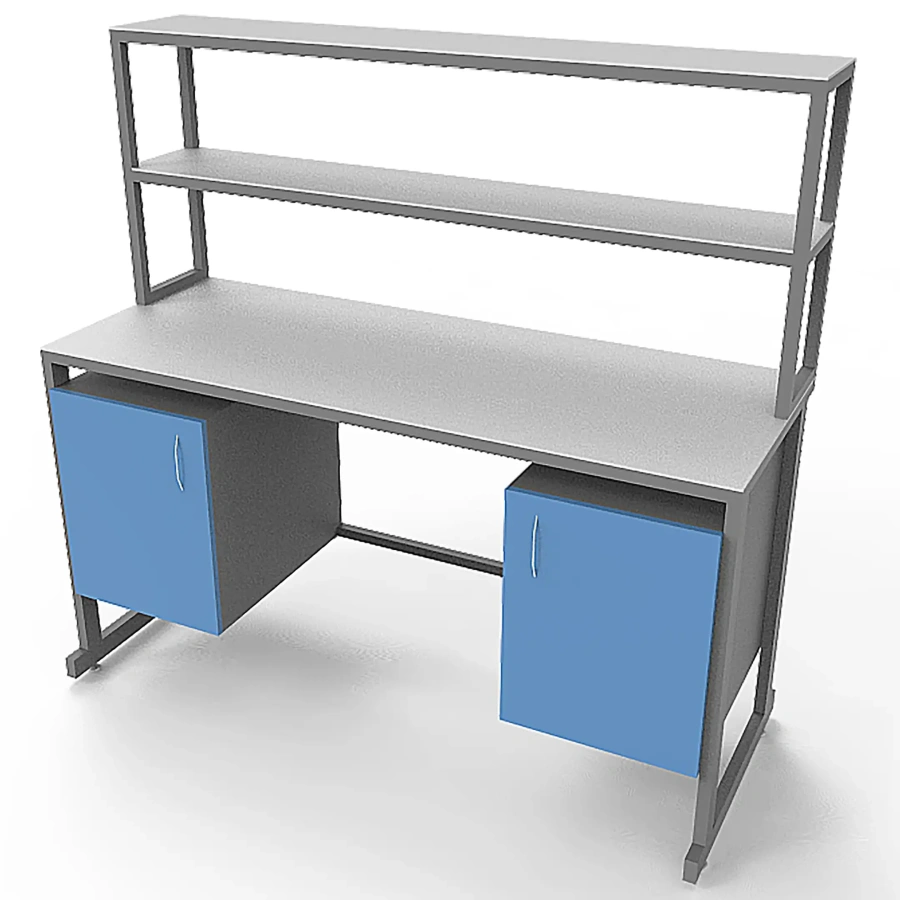 Стол лабораторный с керамикой СЛк 21.011 (белый)