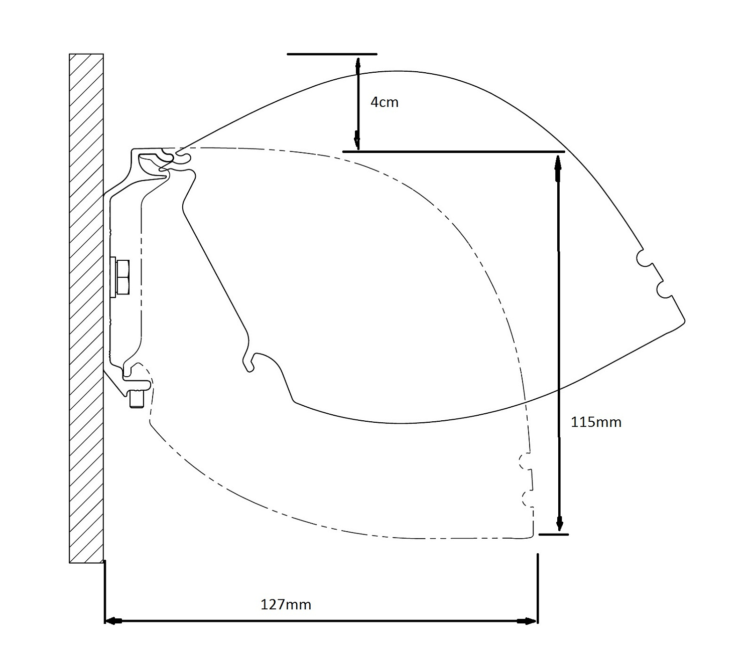 Kauber Red Label Tensioned BT Cinema 122" 16:9 152x270 дроп 50 см. Gray Pro
