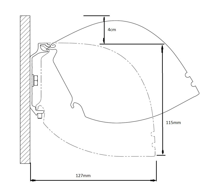 Kauber Red Label Tensioned BT Cinema 122" 16:9 152x270 дроп 50 см. Gray Pro