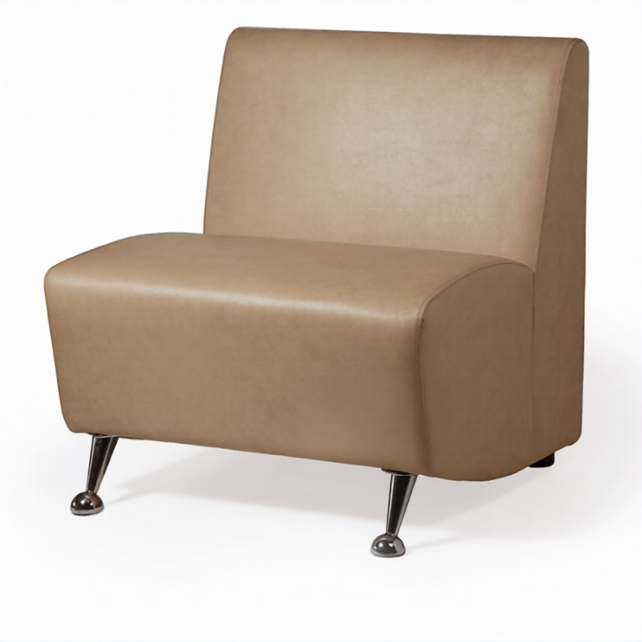 Диван-кресло ДО-9/1 (кожзам Эконом бежевый)