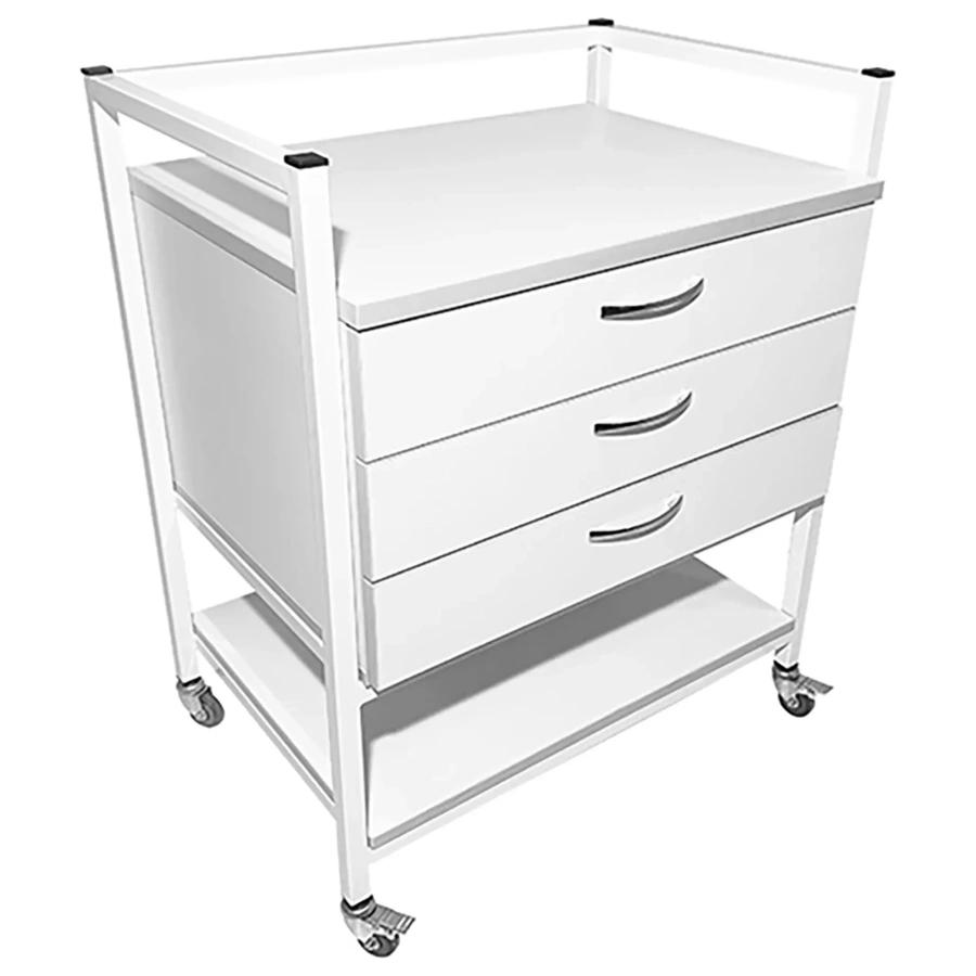 Стол лабораторный мобильный СЛм 17.003 (белый)