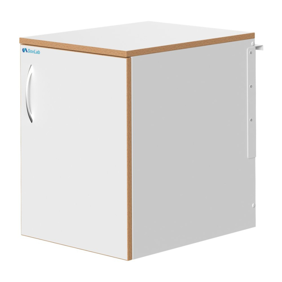 Тумба подвесная низ. СОВЛАБ 400 ТДпн (правая дверь)