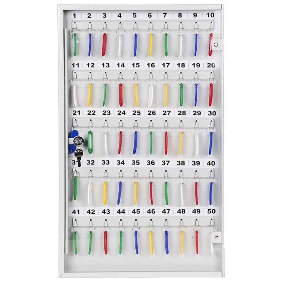 Ключница с прозрачной дверцей КЛС-50 (с брелками)