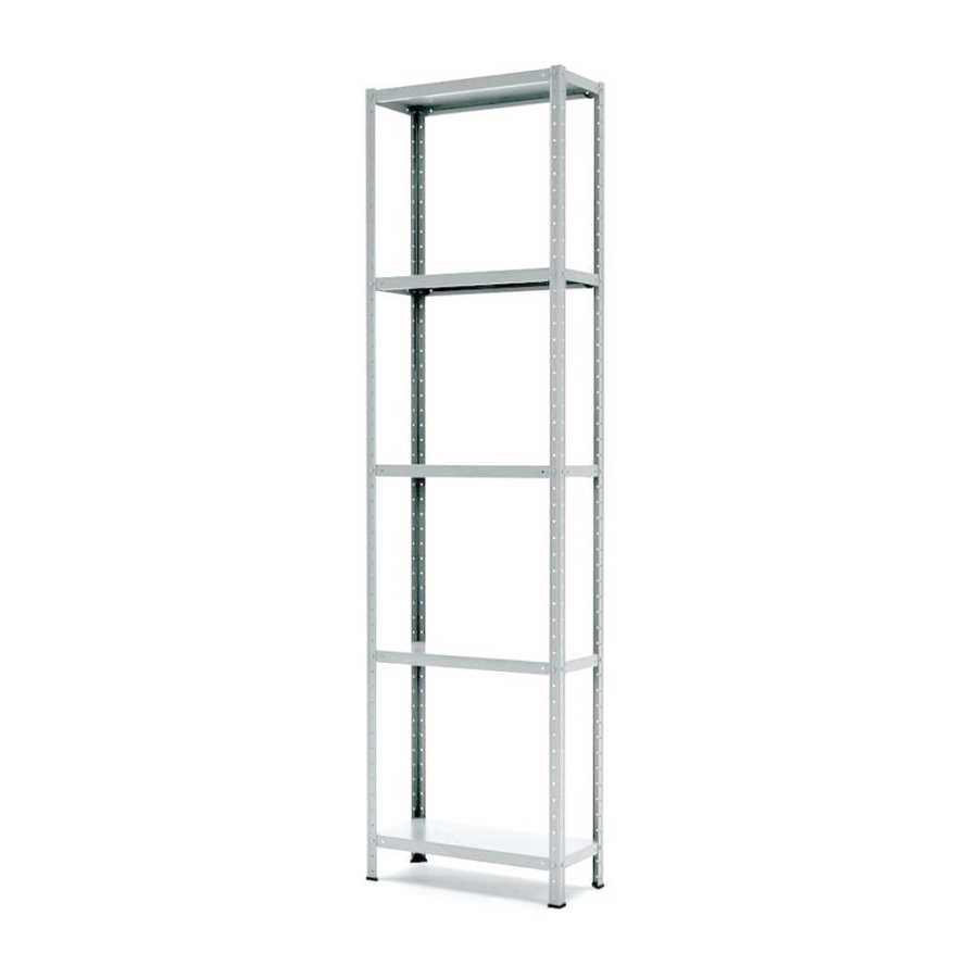 Стеллаж MS STANDART 2550х700х400 (5 полок)