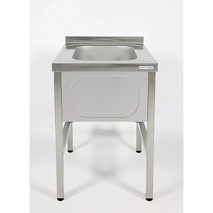 Ванна моечная односекционная цельнотянутая с бортом ВМЦ-1/7/6-Б