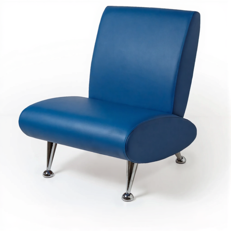 Диван-кресло ДО-11/1 (кожзам Эконом белый)