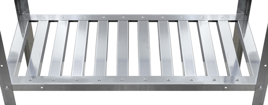 Стеллаж кухонный с решетчатыми полками Luxstahl СРРП-1800*1900*300