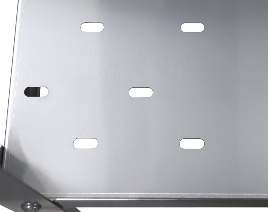 Стеллаж кухонный с перфорированными полками Luxstahl СРП-1800*600*400