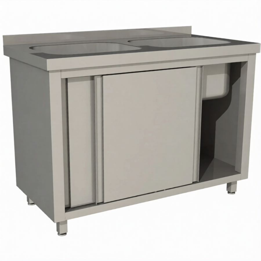 Стол производственный купе СПЗК2М-15/6-БЛ