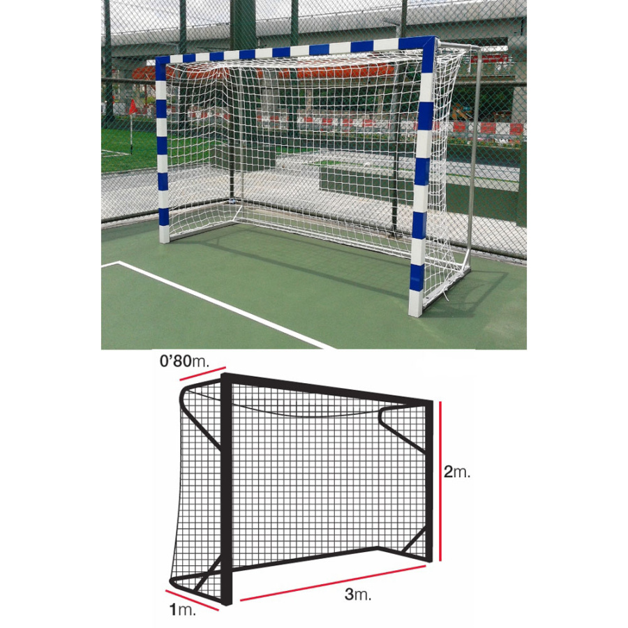 Сетка футзальная/гандбольная EL LEON DE ORO ячейка 10х10 см, Цвет Белый