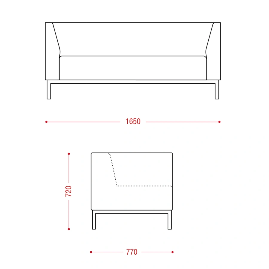 Диван Levis (модель Д 35)