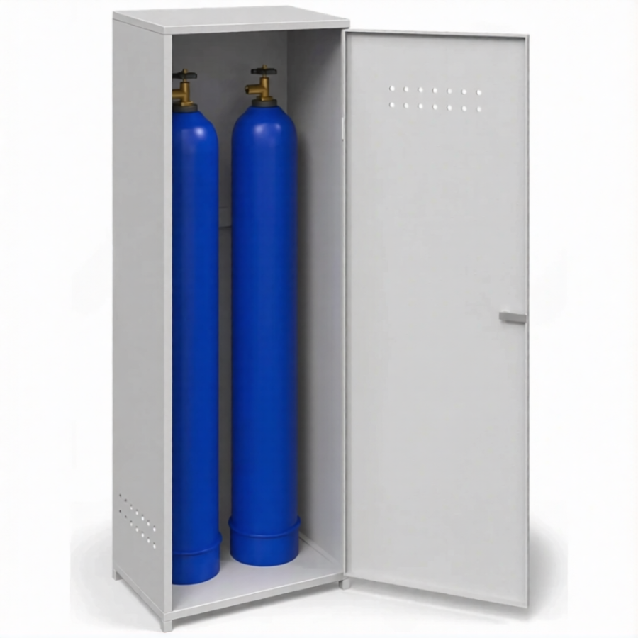 Шкаф для 2-х баллонов на 40 литров ШГБК-03 сварной, усиленный