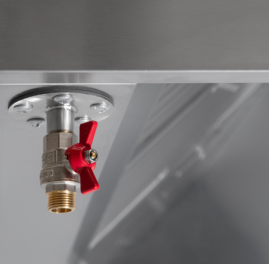 Зонт коробчатый пристенный Luxstahl ЗКП 1500х800