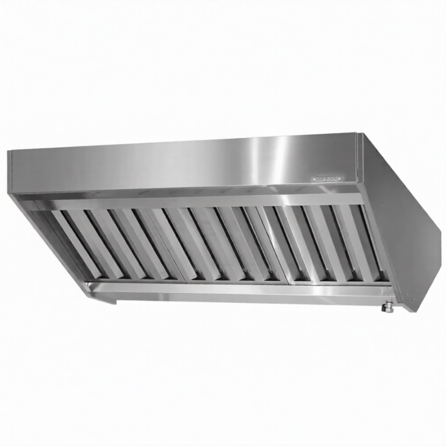 Зонт приточно-вытяжной полуоткрытый ЗППб 400х1800х2000 «Base» островной