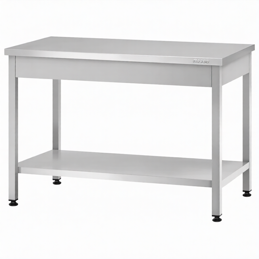 Стол производственный СПРп - 860х1000х600 «Profi Ral» (полка сплошная)