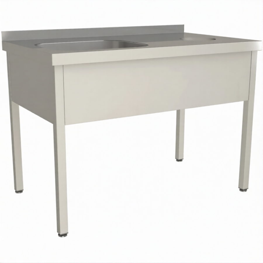 Стол для сбора пищевых отходов с ванной СПОВЦ/1-15/6-БО-Л