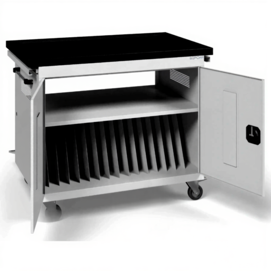 Тележка для хранения 16 ноутбуков и планшетов 17,3 дюймов